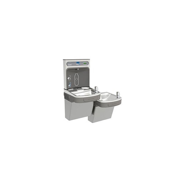 Elkay Water Refilling Station, Wall Mount, Bi-Level, Light Gray LZSTL8WSVRLKN - main